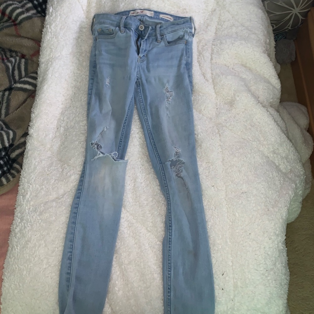 Ripped American eagle jeans